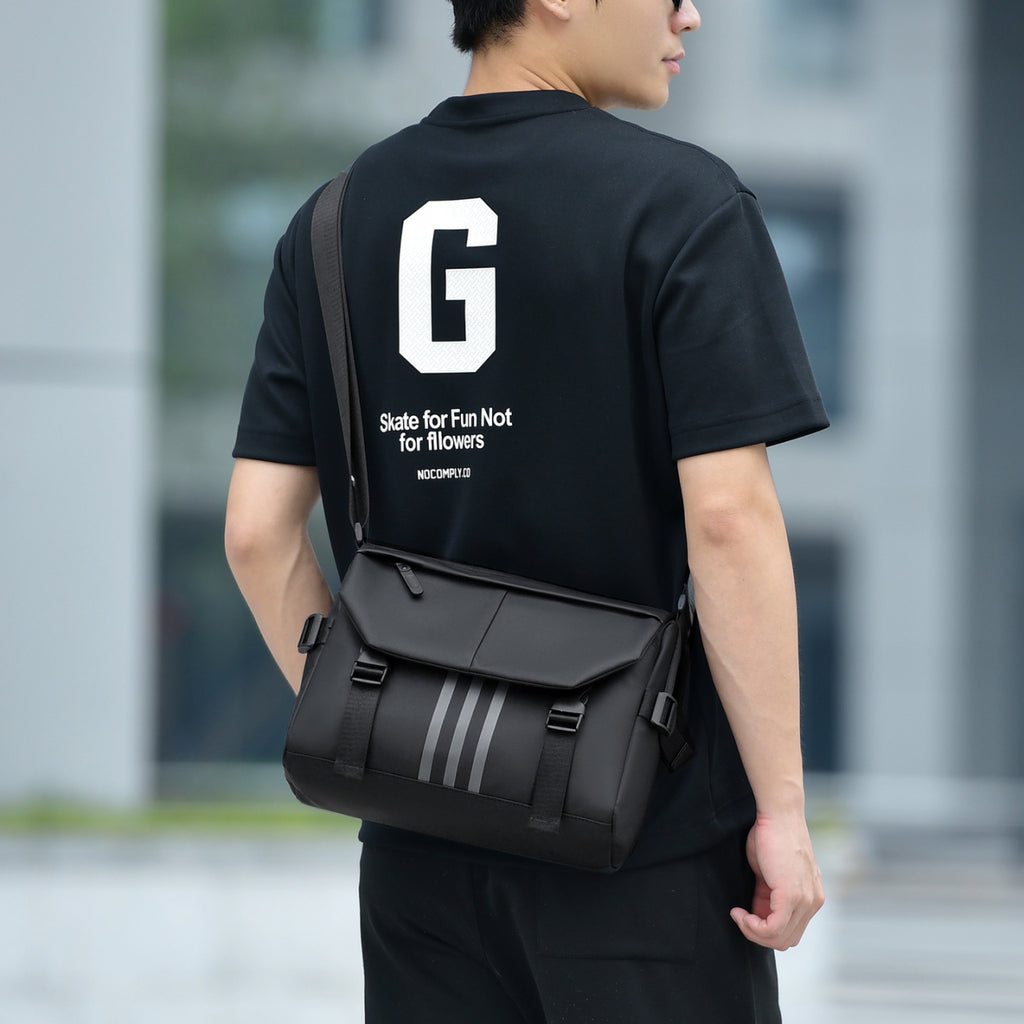 Albeux™ The Obsidian Stealth Messenger | Weatherproof Urban Crossbody