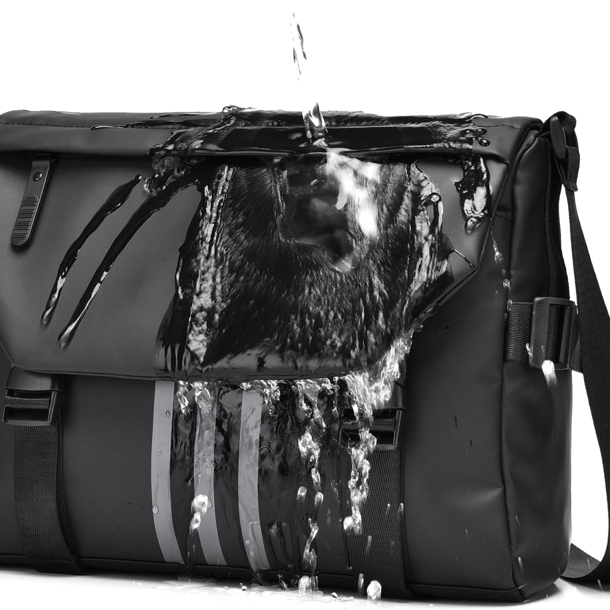 Albeux™ The Obsidian Stealth Messenger | Weatherproof Urban Crossbody