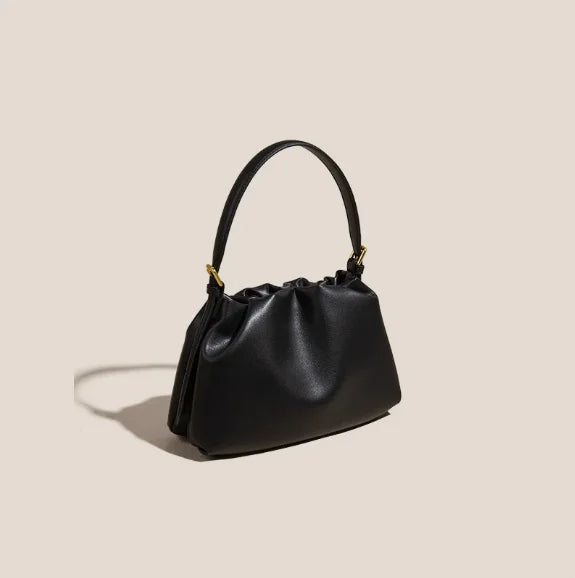 Albeux™ Fashion High Sense Cloud Cowhide Handbag Niche Luxury All Match Women Shoulder Crossbody Bag
