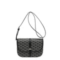 Albeux™ Parisian Printed Crossbody Bag | Classic Saddle Shoulder Bag