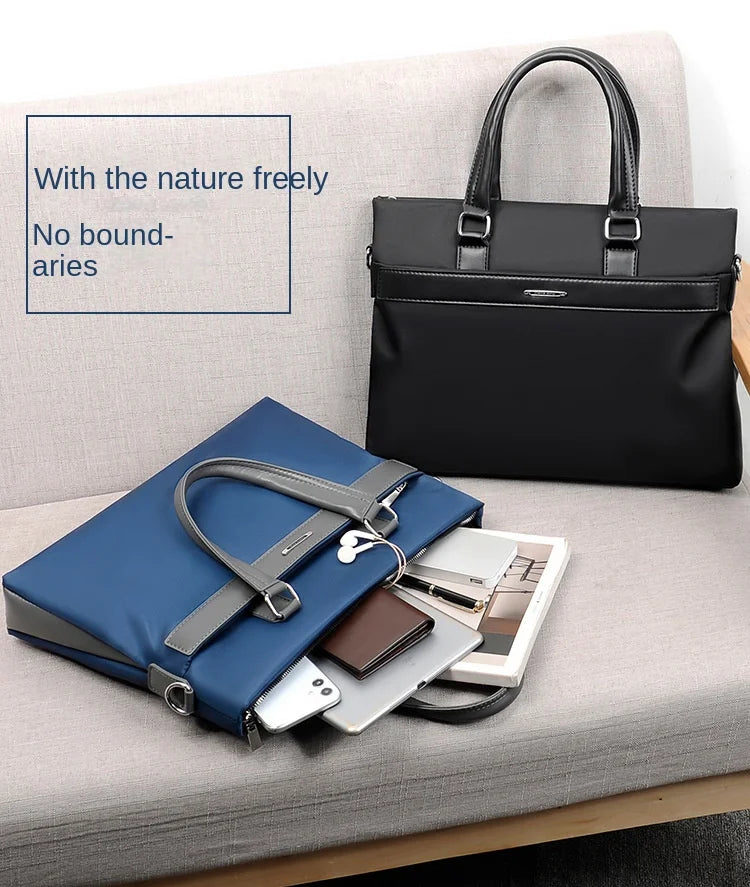 Albeux™ Executive Oxford Business Briefcase | Waterproof Laptop Shoulder Bag