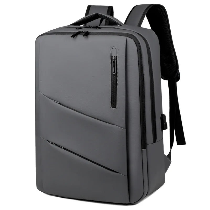 Albeux™ Modern Minimalist Commuter Backpack | Waterproof USB Laptop Bag