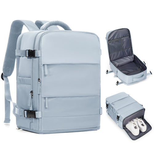 Albeux™ Executive Expandable Commuter Backpack | Waterproof USB Charging Laptop Carry-On