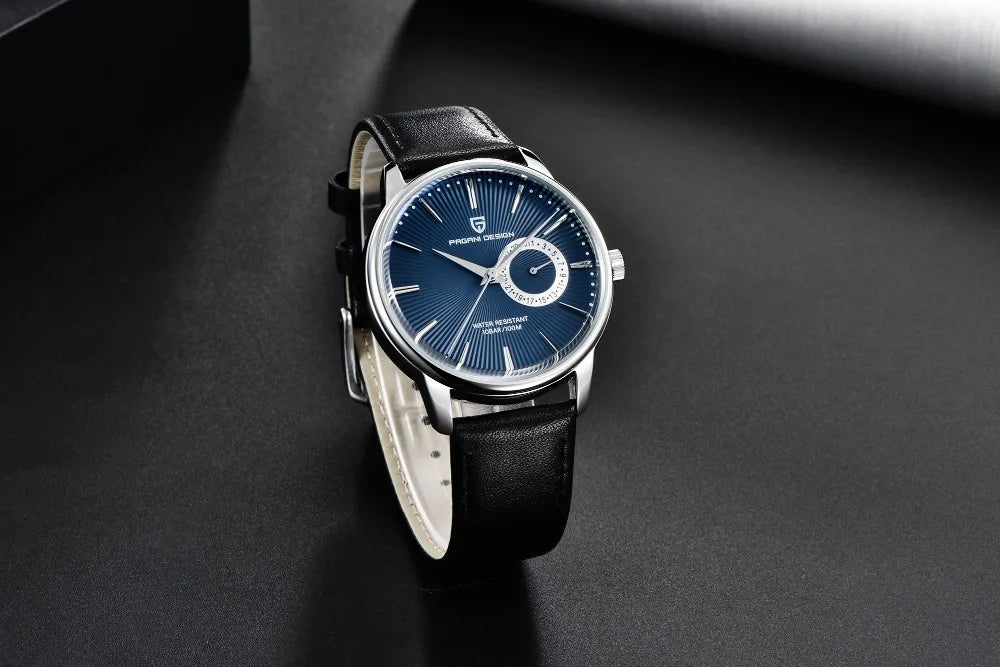 Pagani  Design  PD-1654  |  Men's Genuine Leather Chronograph Watch
