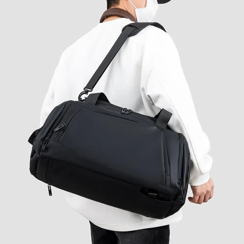 Albeux™ Hybrid Gym Duffel Backpack | Waterproof Sports & Travel Bag