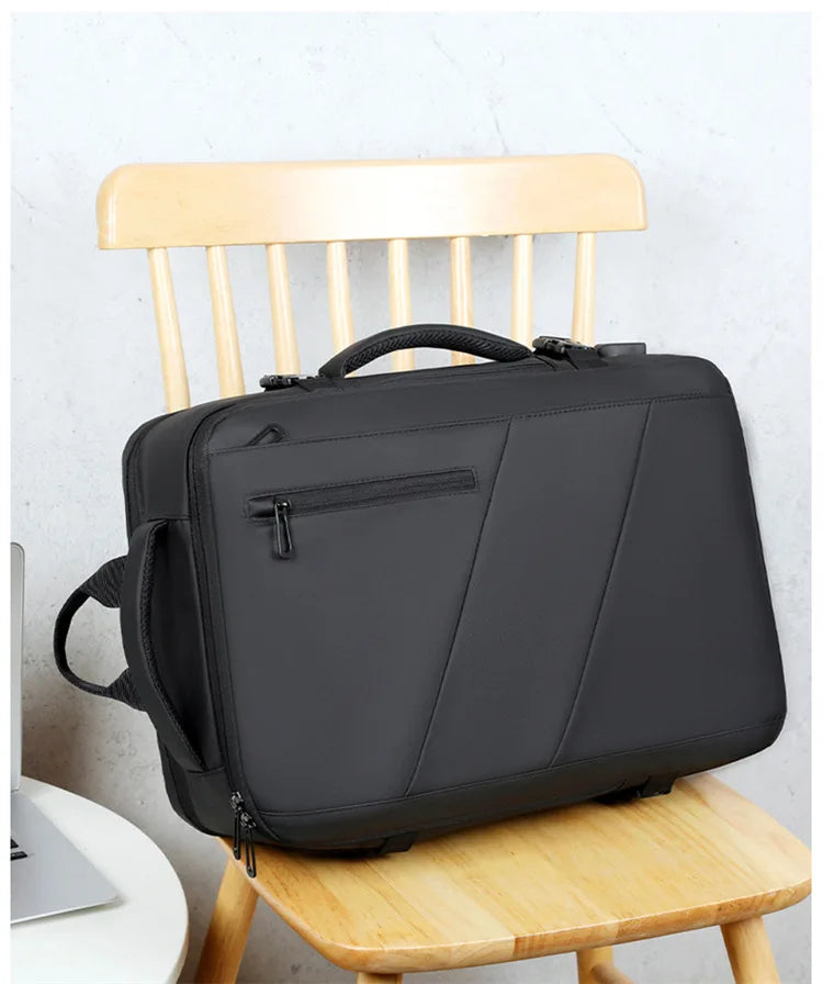 Albeux™ Modern Minimalist Commuter Backpack | Waterproof USB Laptop Bag