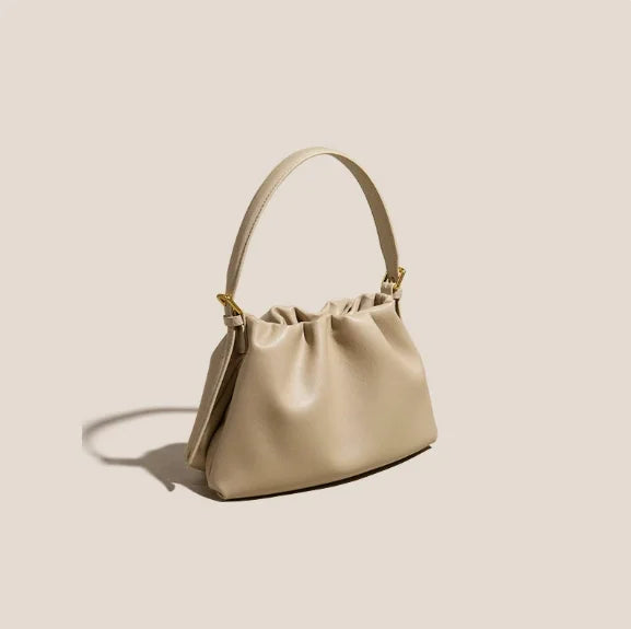 Albeux™ Fashion High Sense Cloud Cowhide Handbag Niche Luxury All Match Women Shoulder Crossbody Bag