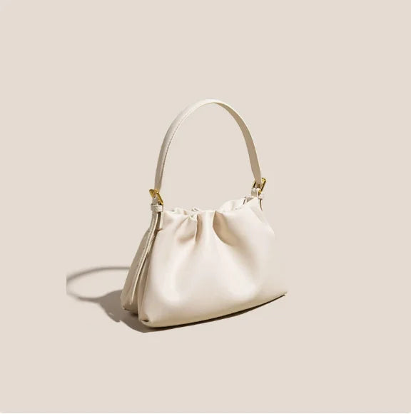 Albeux™ Fashion High Sense Cloud Cowhide Handbag Niche Luxury All Match Women Shoulder Crossbody Bag