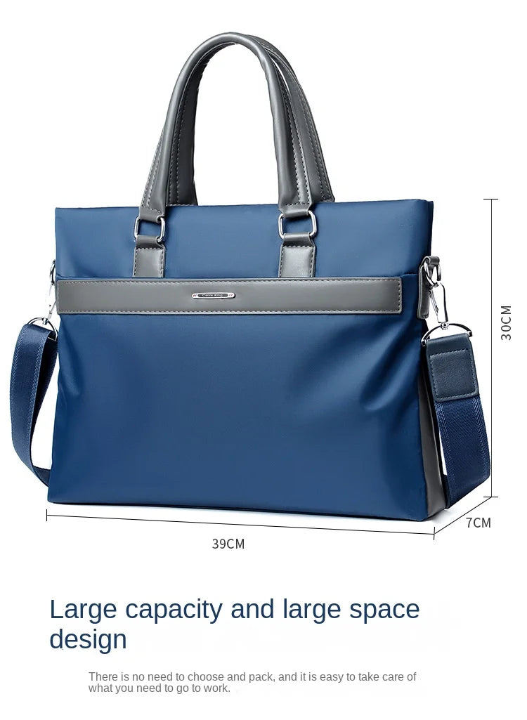 Albeux™ Executive Oxford Business Briefcase | Waterproof Laptop Shoulder Bag
