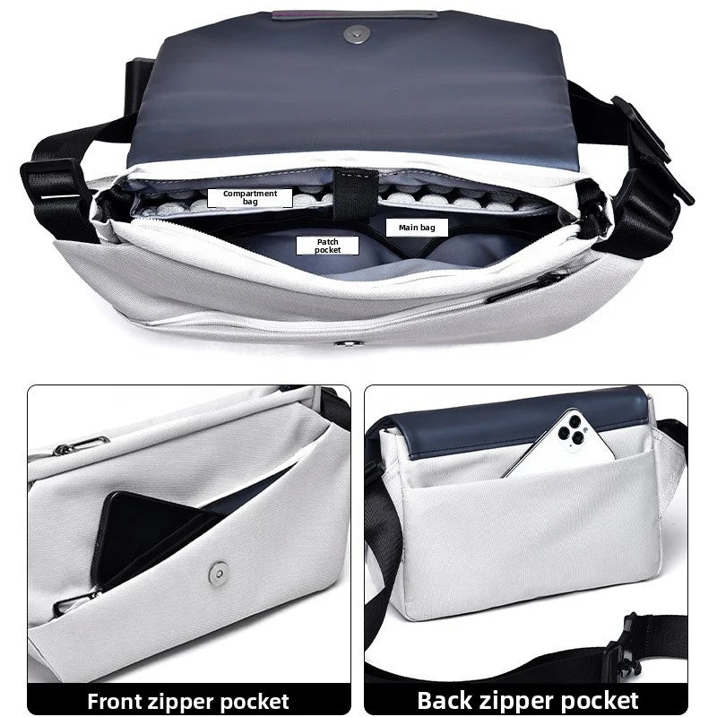 Albeux™ Aero Crossbody Messenger Bag | Waterproof Anti-Theft Urban Sling Bag