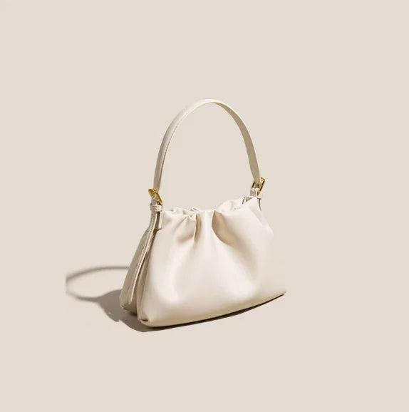 Albeux™ Fashion High Sense Cloud Cowhide Handbag Niche Luxury All Match Women Shoulder Crossbody Bag
