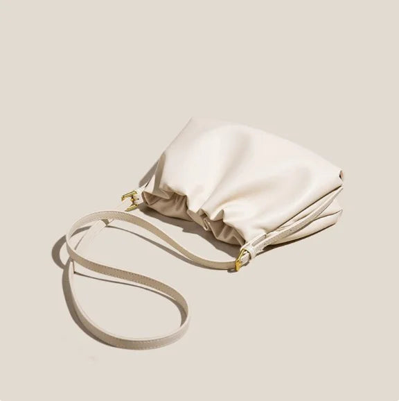 Albeux™ Fashion High Sense Cloud Cowhide Handbag Niche Luxury All Match Women Shoulder Crossbody Bag