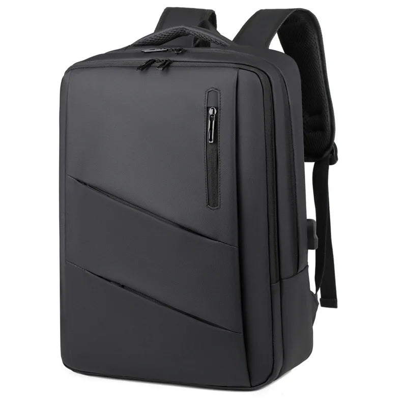 Albeux™ Modern Minimalist Commuter Backpack | Waterproof USB Laptop Bag