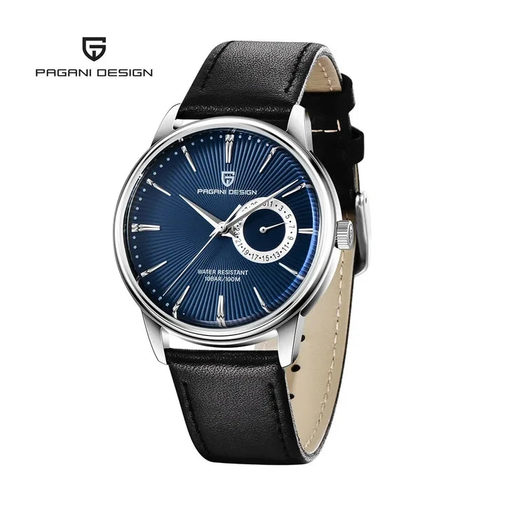 Pagani  Design  PD-1654  |  Men's Genuine Leather Chronograph Watch