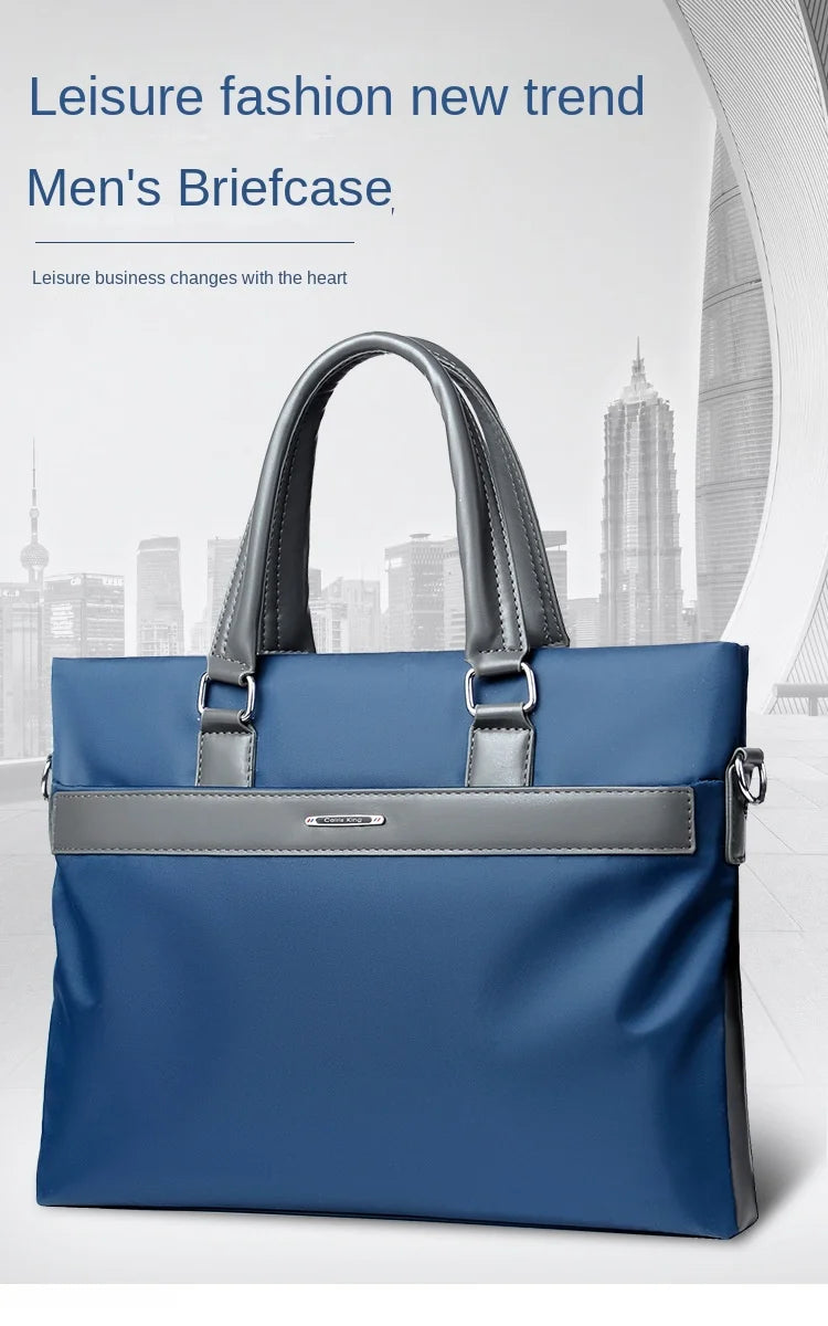 Albeux™ Executive Oxford Business Briefcase | Waterproof Laptop Shoulder Bag
