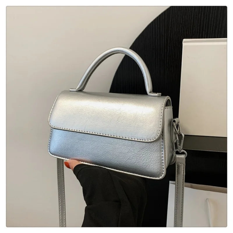 Albeux™ Vintage Structured Flap Mini Bag | Retro Top-Handle Crossbody Bag for Women
