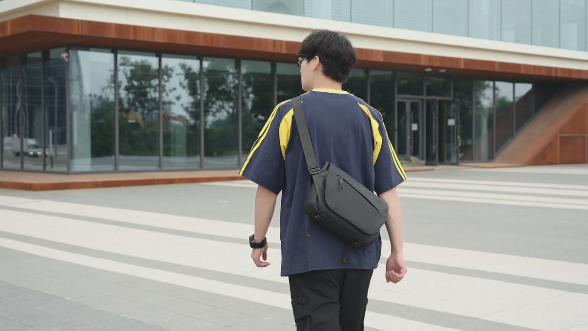 The Vector Magnetic Sling | Waterproof Geometric Crossbody